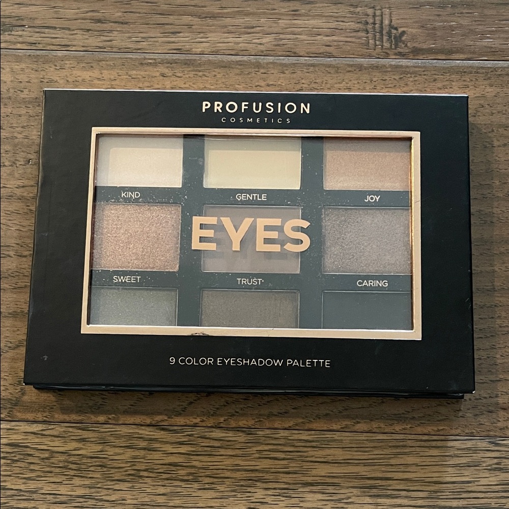 Profusion Cosmetics 9 Color Eyeshadow Palette - Warm Neutrals